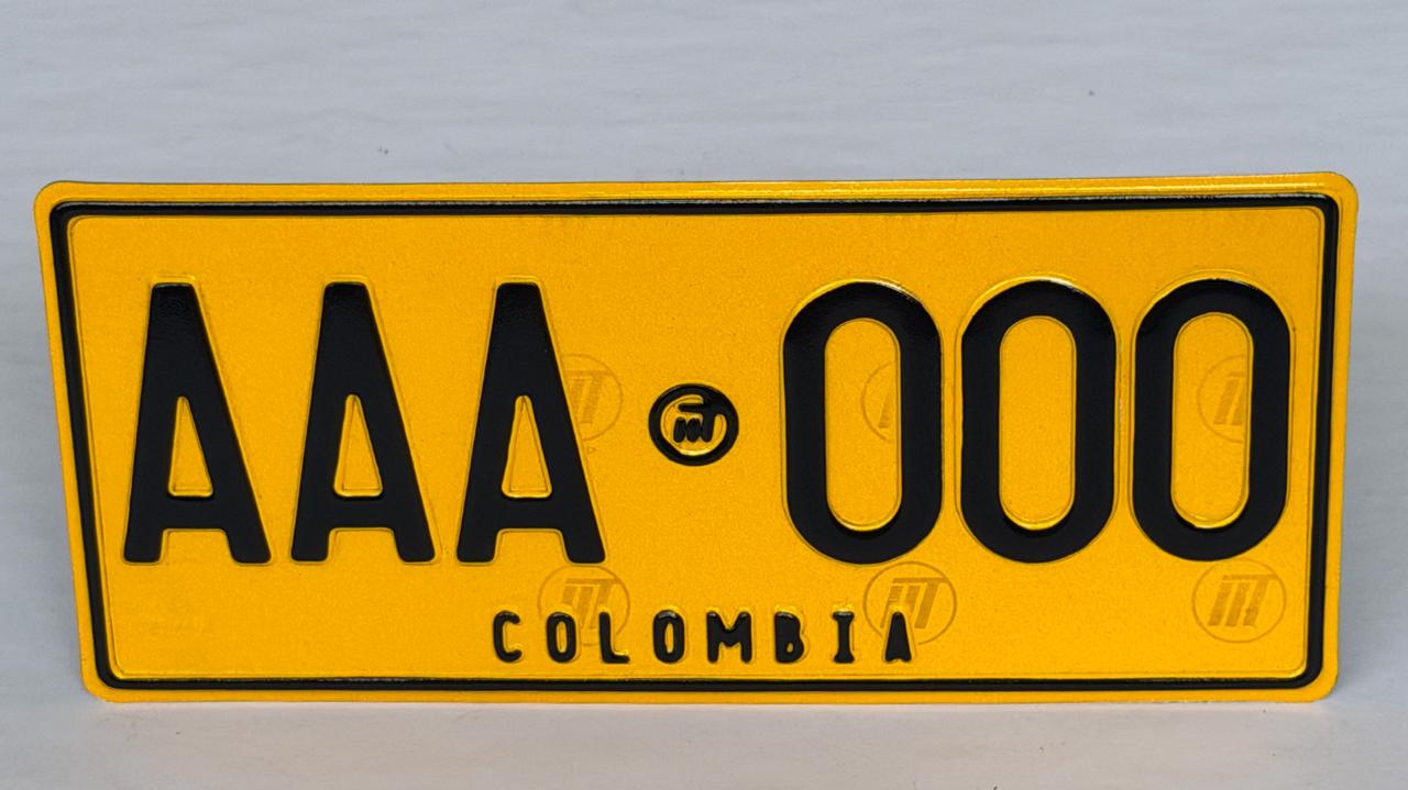 Placas vehiculares INGSE